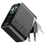 Cellularline TFT Multiport Charger 67 W kiirlaadija, GaN, 2 x USB-C, 1 x USB-A