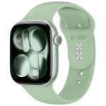 Tech-Protect silikoonist rannikukellarihm Apple Watch 8 / 9 / 10 / 11 / 12 / SE (40 / 41 / 42 mm), Pistachio