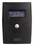 DIGITUS Line-Interactive UPS, 800VA/480W 12V/9Ah X1 Aku, 2x CEE 7/7 pistikupesa, RJ-11, LCD (DN-170064-LCD)