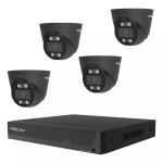 Videovalvekomplekt Foscam FN9108E-T4-2T MUST Juhtmega 8 kanalit