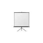 Reflecta Crystal-Line Tripod Lux 160x160 projektsiooniekraan koos alusega, mati valge