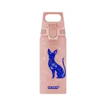 Alumiiniumist joogipudel Sigg 6005.10 &mdash; 600 ml, 7,1 cm l&auml;bim&otilde;&otilde;t, 145 g, sinine/roosa