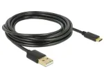 USB-kaabel DeLOCK 85209 USB 2.0 3 m USB A USB C Must