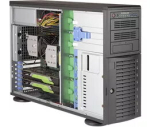 Supermicro SuperWorkstation 7049A-T barebone-server Tower 4U, Dual 3647, 8 x 3,5" kuumvahetatavat, 1200 W redundantne Platinum, ilma CPU, RAM-i ja HDD-ta
