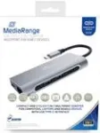 MEDIARANGE MRCS510 - USB 3.2 Gen 1 (3.1 Gen 1) USB-C - USB 3.2 Gen 1 (3.1 Gen 1) Type-A - USB 3.2 Gen 1 (3.1 Gen 1) USB-C - 3840 x 2160 pikslit - SD,SDHC,SDXC - 5000 Mbit/s - H&otilde;bedane