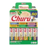 M&auml;rg kassimaius INABA CHURU 80P Kana ja tuunikala &mdash; 80 &times; 14 g tuubi