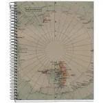 Miquelrius M&auml;rkmik Maailmakaardi Disain Taaskasutatud A5 80 Lehte (Kaubavedu)