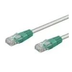 wentronic - Ristkaabel - RJ-45 (M) RJ-45-le (M) - 5,0m - UTP - CAT 6 - Hall (68478)