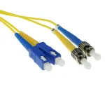 ACT 1 meeter LSZH Singlemode 9/125 OS2 fiiberoptiline patch-kaabel dupleks SC ja ST pistikutega