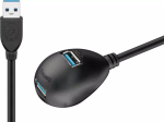 USB 3.0 pikenduskaabel Goobay 95918 Must