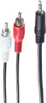 Audio kaabel ShiverPeaks 3.5mm/2 x RCA 1.5m