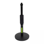 Lauamikrofoni statiiv Shure SH-DESKTOP1, &uuml;mmargune metallist alus, 3/8-tolline keere, k&otilde;rgus 26,7&ndash;40,6 cm, must