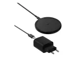 Juhtmevaba laadija Belkin WIA012KQBK 15W koos 20W toiteadapteriga, must