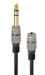Helikaabel Gembird A-63M35F-0.2M 6,35 mm isane 3,5 mm emasele must