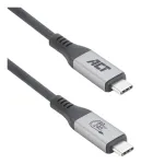 ACT USB4 80Gbps Thunderbolt 5 kaabel 240W USB USB-C, USB-IF sertifitseeritud, 1,5 meetrit