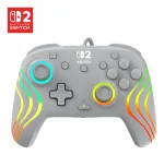 Juhtmega RGB m&auml;ngukontroller Turtle Beach Afterglow Wave hall &mdash; USB‑C, 3 m kaabel, Nintendo Switch / Switch 2 / Switch OLED jaoks