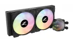 Zalman ALPHA24 Must CPU vedelikjahutus, 280mm radiaator, 2 x 140 mm ventilaator, ARGB pump, universaalne k&otilde;ik-&uuml;hes vedelikjahutus, must