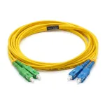 EFB-ELEKTRONIK Fiiberoptiline paigalduskaabel LC/APC kuni LC/UPC Single mode OS2 9/125&micro;m 5m Kollane