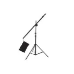 Walimex Boom Tripod with Counterweight, 120-220 cm, 5 kg Load, Black