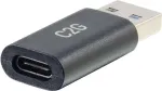 C2G USB C to USB Adapter - SuperSpeed USB Adapter - 5Gbps - USB-C Female to USB-A Male - USB 3.0 - Molded - Black