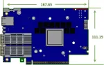 Nvidia BlueField-3 B3220L E-Series FHHL SuperNIC andmet&ouml;&ouml;tlusseade