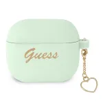 Guess GUA3LSCHSN AirPods 3 kate roheline silikoon Charm Heart Collection