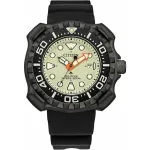 CITIZEN meeste Eco-Drive sukeldumiskell BN0227-25X 47 mm musta ioonpinnakattega roostevaba teras ja pol&uuml;uretaanrihm