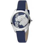 JUST CAVALLI naiste kell JC1L210L0115 32mm h&otilde;bedane sihverplaat valge nahkrihm