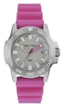 Nautica meeste analoogkvartskell NAI12533G 42mm sinine sihverplaat sinine silikoonrihm