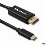 Qoltec USB-C to DisplayPort kaabel 1m - 5K 60Hz - Must