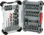 Bosch PRO Impact Drill and Bit Set 35-Piece (2608521U81)