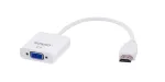 Savio CL-27B videokaabli adapter 0.1 m HDMI Type A (Standard) VGA (D-Sub) valge