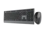 Gembird KBS-WPS-02 &otilde;huke juhtmevaba klaviatuuri ja hiire komplekt, kahe režiimiga, 2,4 GHz + Bluetooth, USA paigutus, must