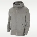 Nike Park 20 Fliisist t&auml;ispika t&otilde;mblukuga dressipluus helehall CW6891 063