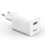 Laadija Baseus Quick Charger CCALL-BX02, max 24 W, USB Fast Charge 3.0, valge, 100&ndash;240 V