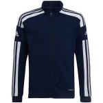 adidas Squadra 21 treeningu t&auml;ispika t&otilde;mblukuga dressipluus merev&auml;esinine HC6276 noortele 140cm