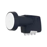 Inverto Quad Premium universaalne LNB-muundur - 4 v&auml;ljundit, 0.2dB m&uuml;ratase, 40mm etteandesarv, must