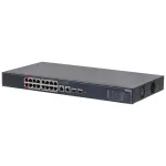 Dahua Technology SG4020LP v&otilde;rgukommutaator Hallatav L2 Gigabit Ethernet (10/100/1000) Toide Etherneti kaudu (PoE) Must
