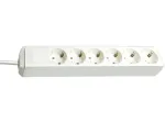brennenstuhl Pistikupesaplokk Eco-Line, 6-kohaline, valge (1159420015)