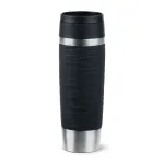 EMSA Travel Mug Waves Grande 500 ml Must, Roostevaba teras