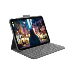 Logitech &otilde;huke Folio hall Bluetooth QWERTZ &Scaron;veitsi klaviatuur iPadile