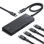 Ugreen USB-C hub 4x USB-C 3.2 / 1x USB-C 100W PD CM806 must