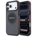 Mercedes AMG00130 AMG IML Transparent Bicolor Block MagSafe &uuml;mbris iPhone 18 Pro Max / 17 Pro Max jaoks, must / bordoo