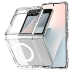 Tech-Protect Flexair Hybrid MagSafe &uuml;mbris Samsung Galaxy Z Flip 6 / 7 FE jaoks, l&auml;bipaistev