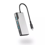 ALOGIC UCFUHDV2-SGR USB-C Fusion CORE 5-&uuml;hes jaotur V2, USB-C 3.1 Gen 1, HDMI, kosmosehall