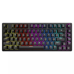 M&auml;ngurklaviatuur Savio SAVGK-PHENIX kollane USB RF Juhtmevaba Bluetooth Mehaaniline 82 klahvi RGB