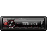 Pioneer MVH-130DAB - Schwarz - Rot - 1 DIN - 200 W - 50 W - Android - Drehregler