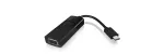 ICY BOX 60021 USB graafikaadapter 2048 x 1152 pikslit Must