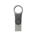 Silicon Power Mobile C80 USB-m&auml;lupulk 64 GB USB Type-A / USB Type-C 3.0 (3.1 Gen 1) titaanium
