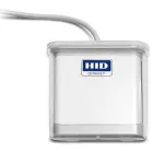 HID OMNIKEY 5022 CR R50220318-CR lauaseadme kiipkaardilugeja, puhasruumi jaoks, IP67, USB, valge